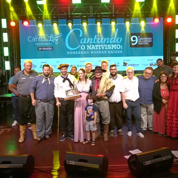 Confira os destaques da 13ª edição do Festival Nativista Canto de Luz e da 9ª Lamparina da Canção Gaúcha